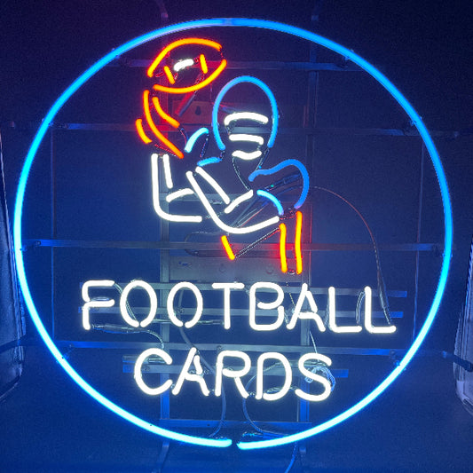 Football Card Neon Sign