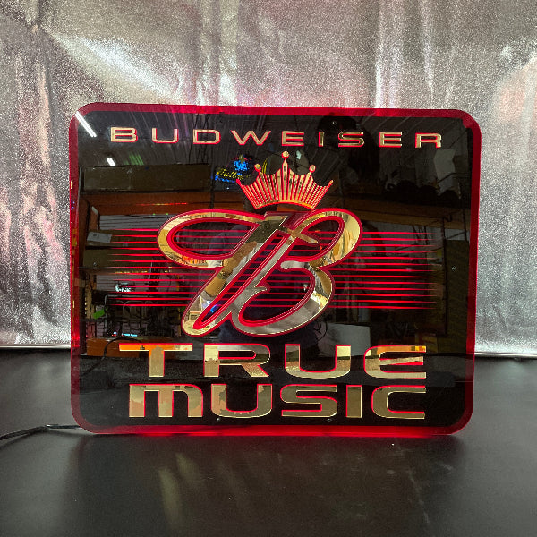 Budweiser True Music Neon Sign