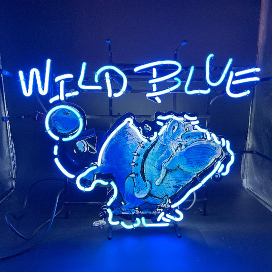 Wild Blue Neon Sign
