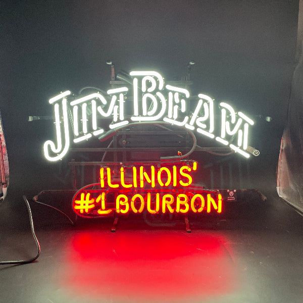 Jim Beam Illinois #1 Bourbon Neon Sign