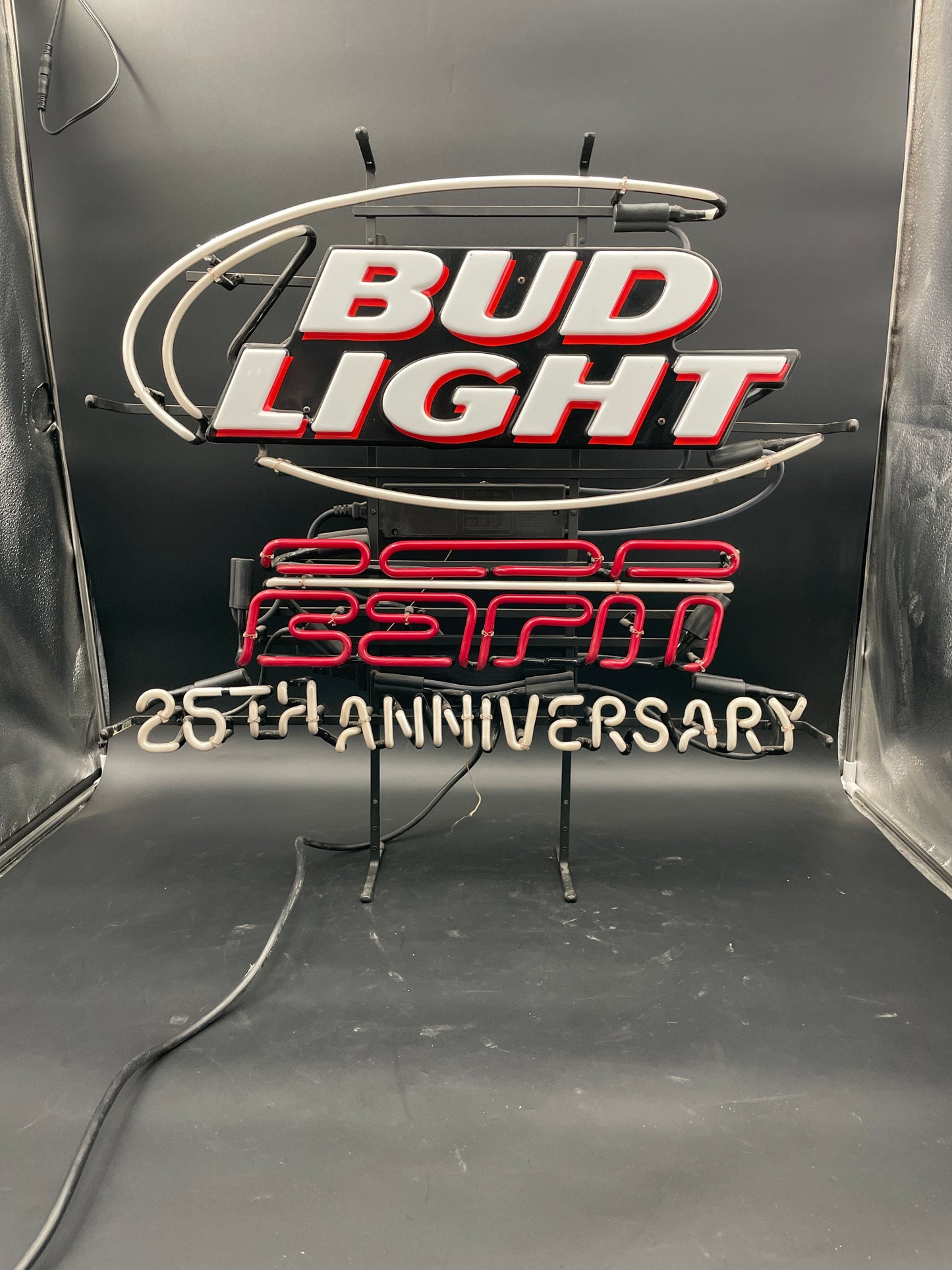 Bud Light ESPN 25th Anniversary Neon Sign
