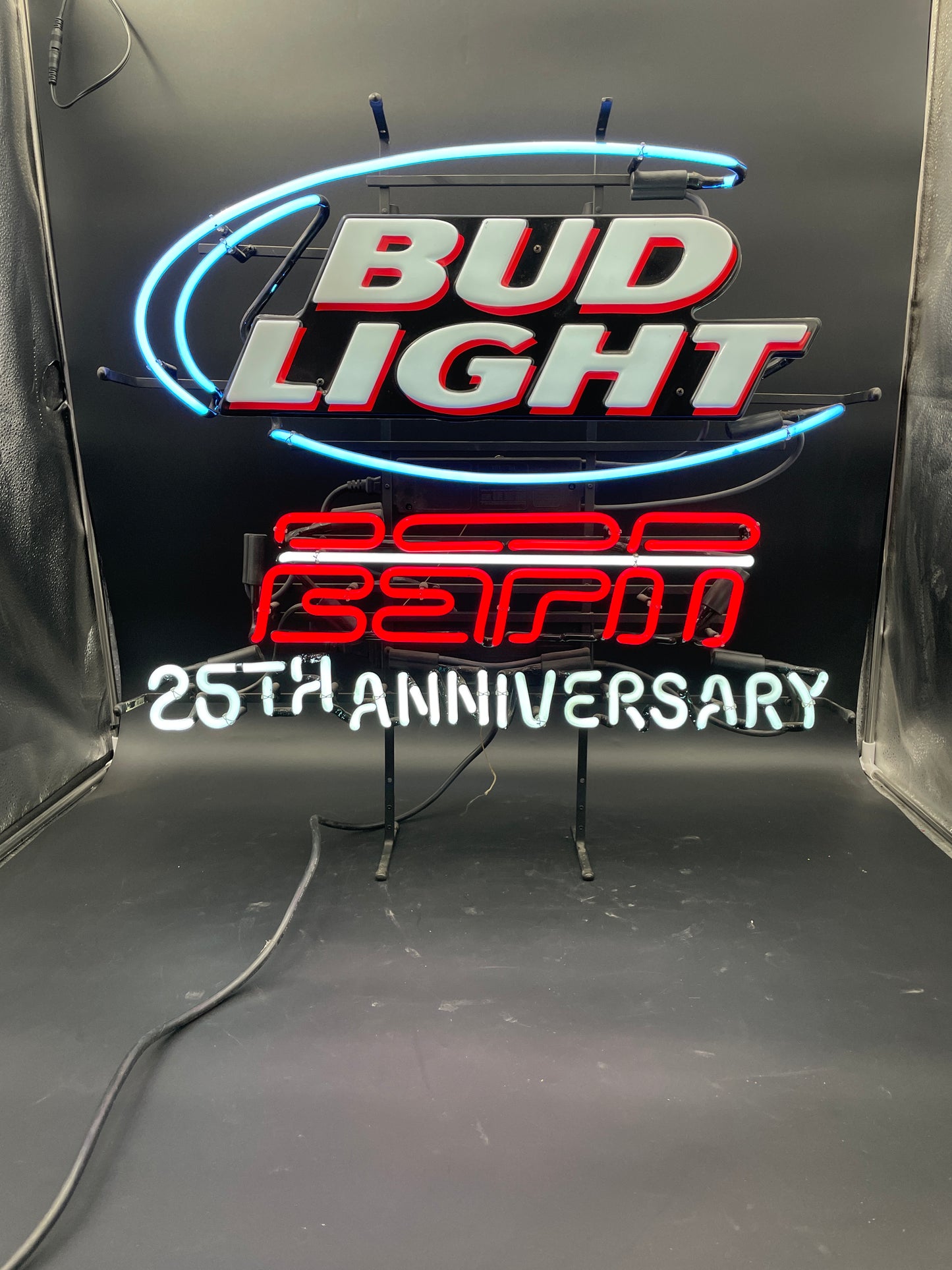 Bud Light ESPN 25th Anniversary Neon Sign