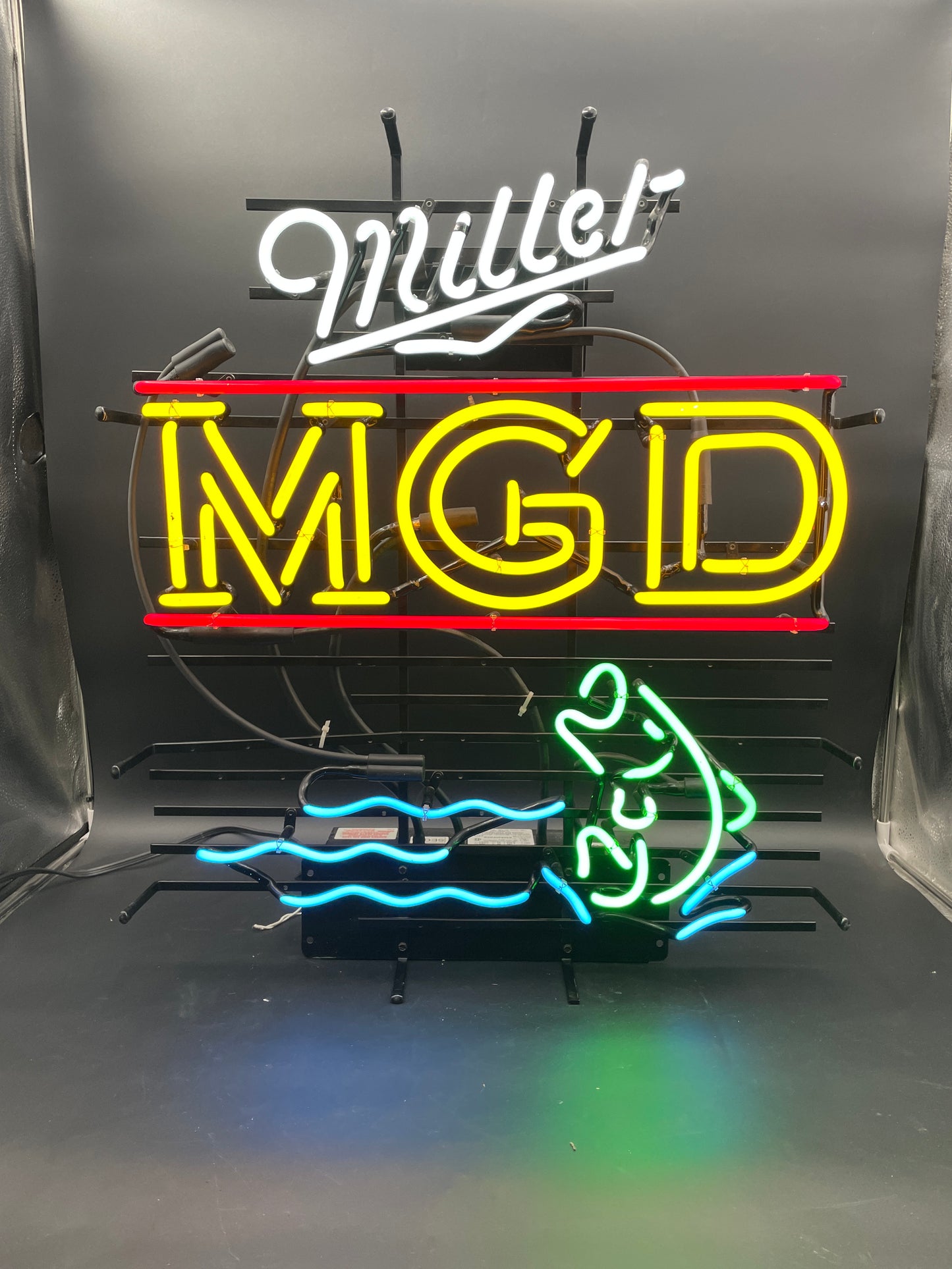 MGD Miller Fish Neon Sign