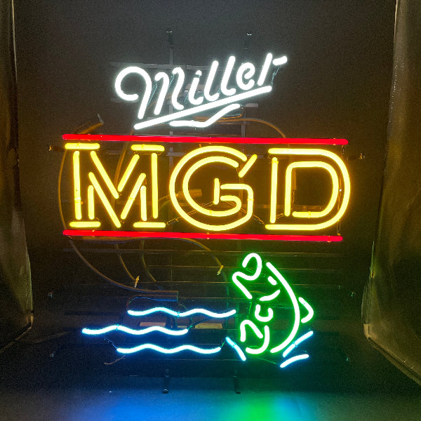 MGD Miller Fish Neon Sign
