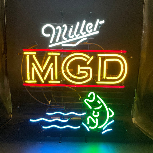 MGD Miller Fish Neon Sign