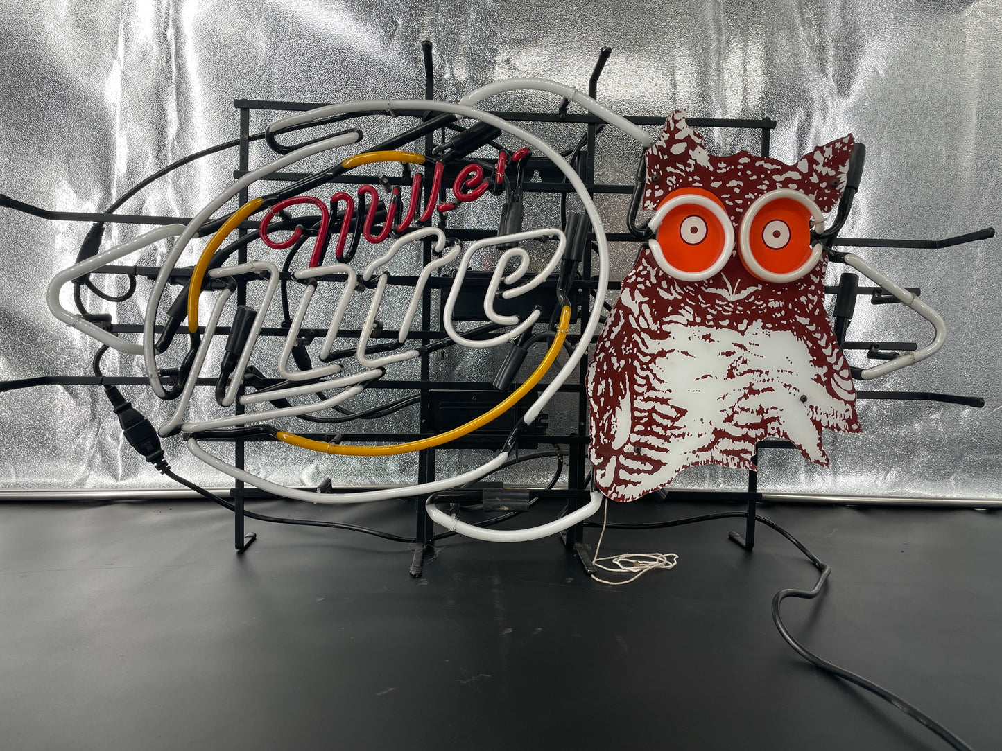 Miller Lite Hooters Neon Sign
