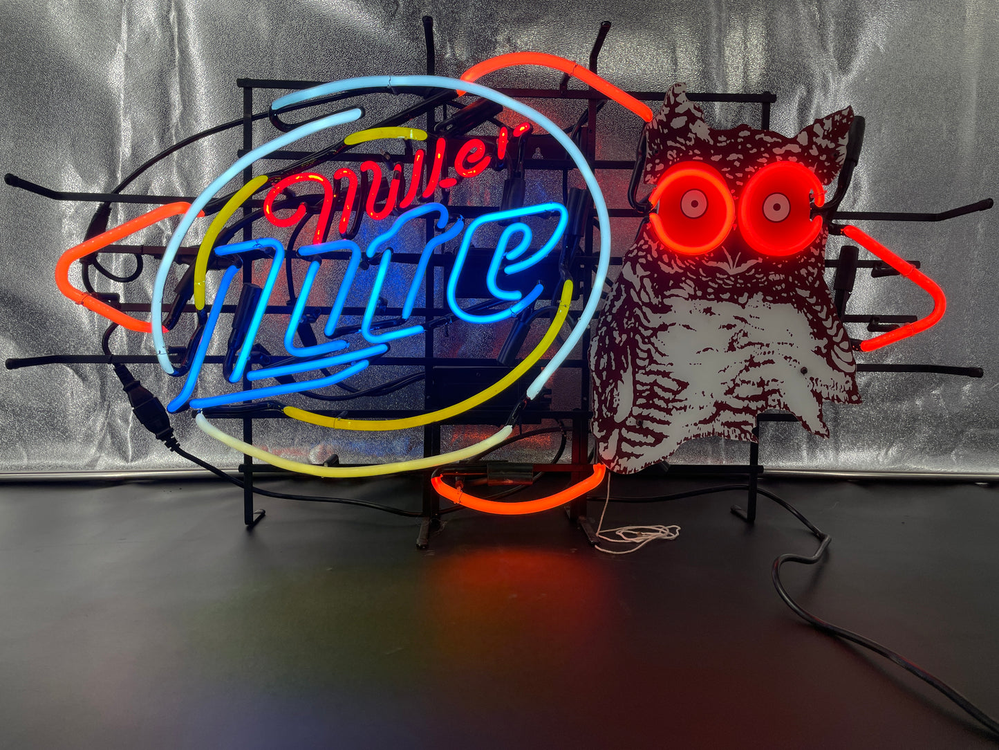 Miller Lite Hooters Neon Sign