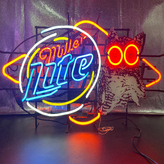 Miller Lite Hooters Neon Sign