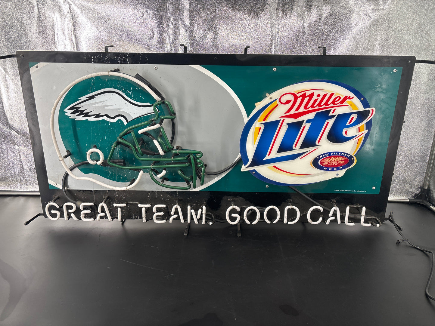 Miller Eagles “Good Call” Neon Sign