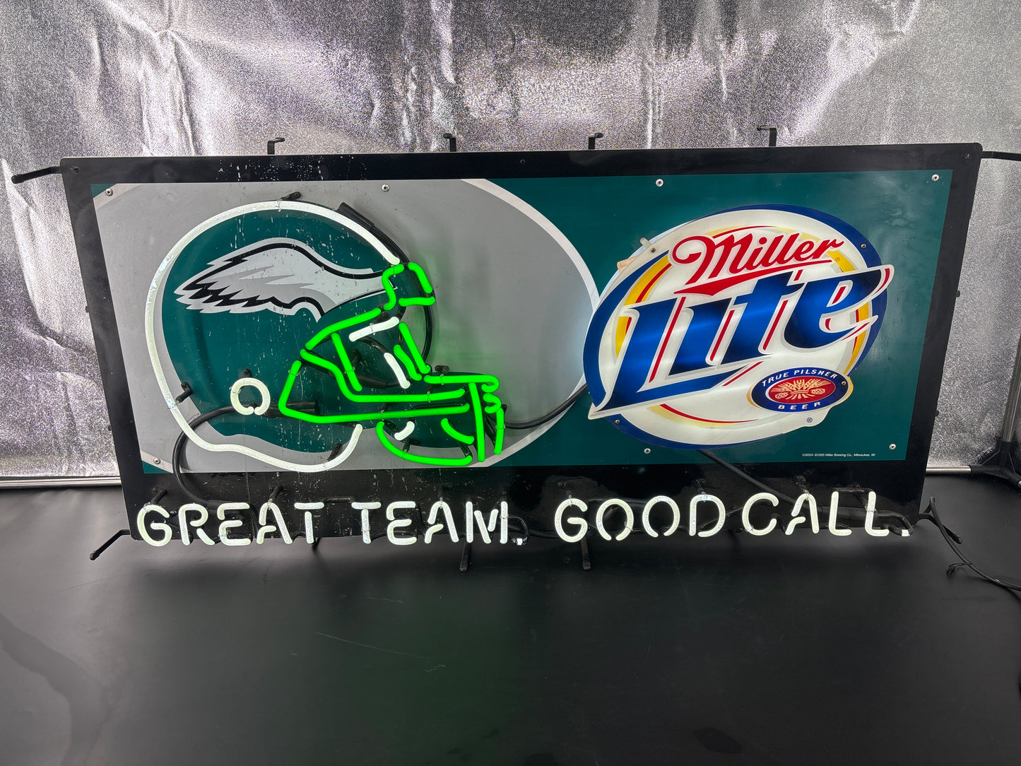 Miller Eagles “Good Call” Neon Sign