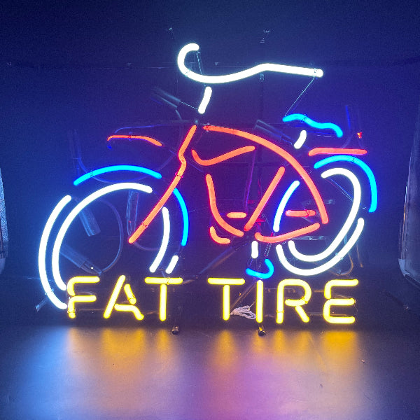 Fat Tire Neon Sign