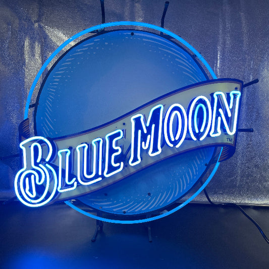 Blue Moon Neon Sign