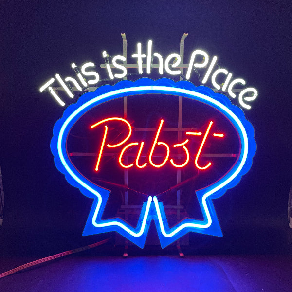 Pabst “This Is The Place” Neon Sign