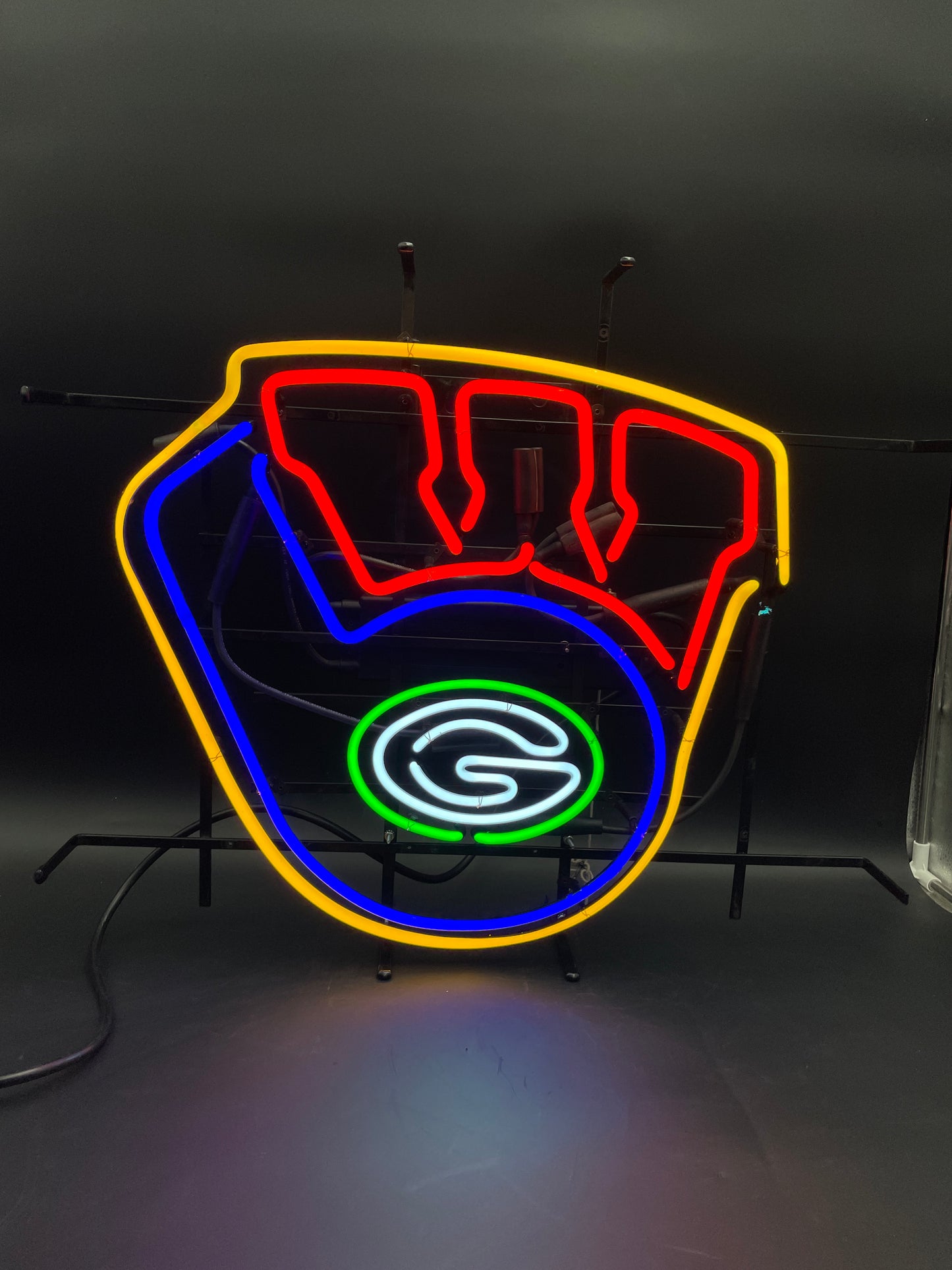 Wisconsin Sports Teams Neon Sign