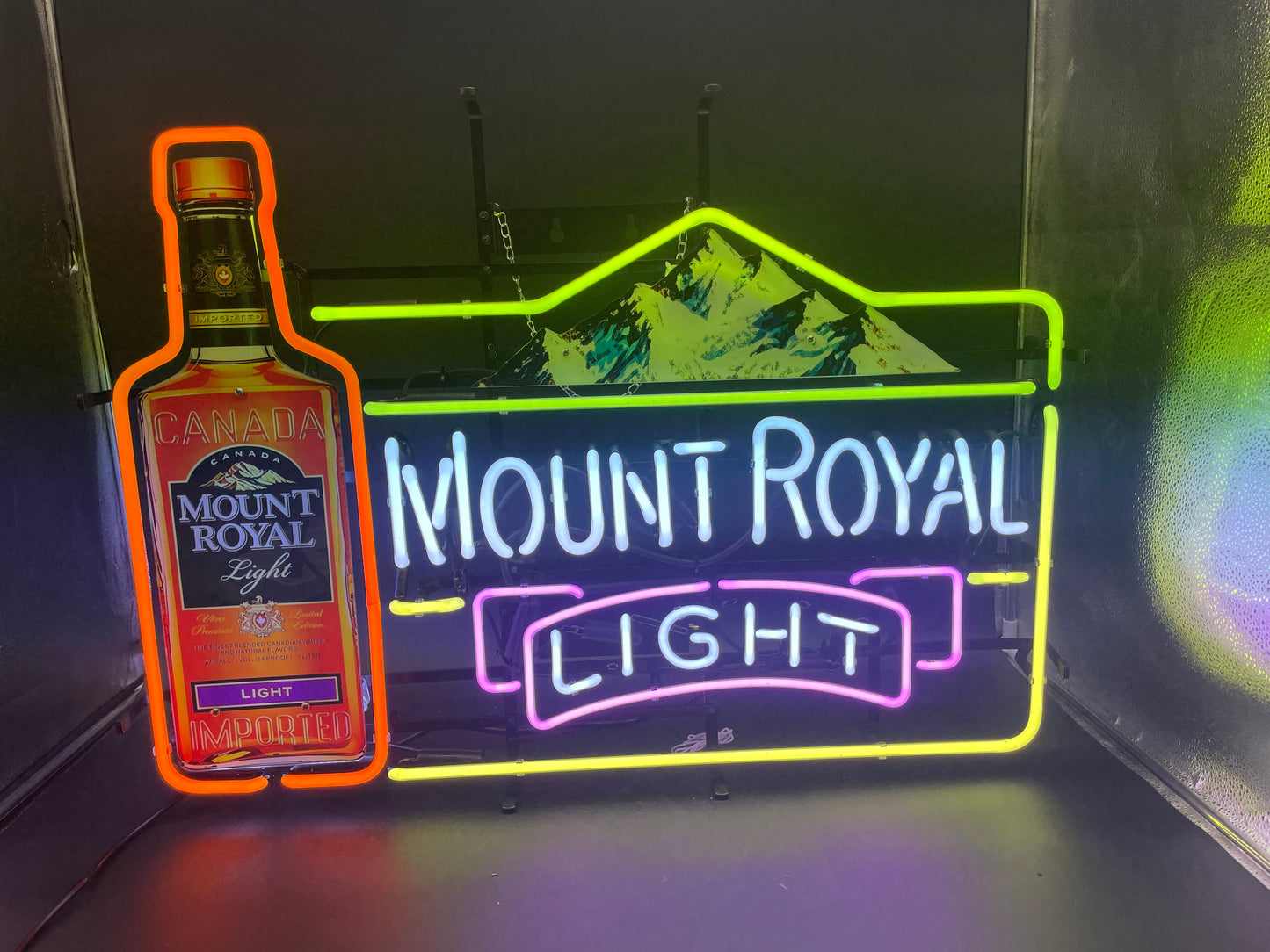 Seagram’s Mount Royal Whisky Neon Sign