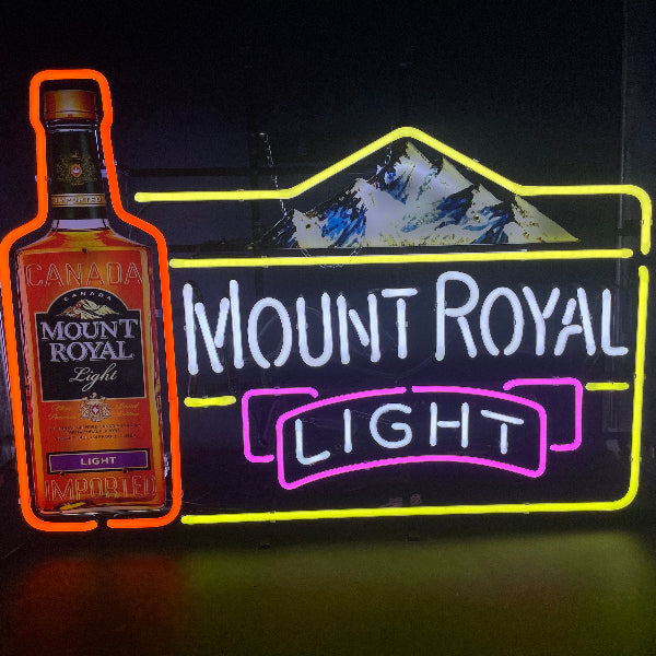 Seagram’s Mount Royal Whisky Neon Sign
