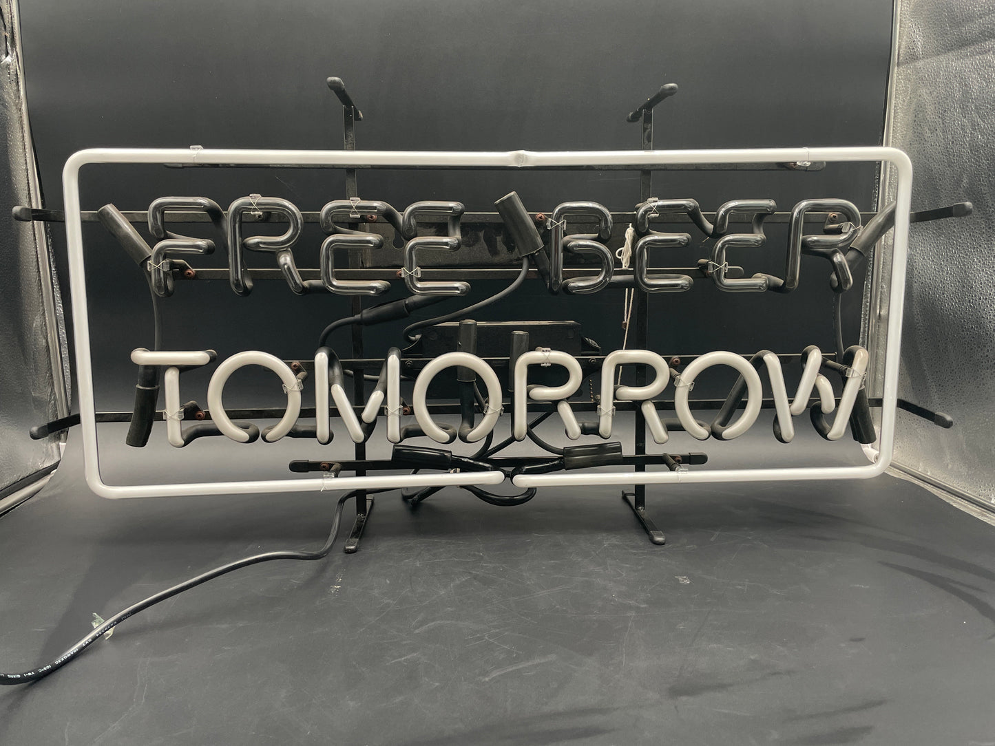 Free Beer Tomorrow Neon Sign