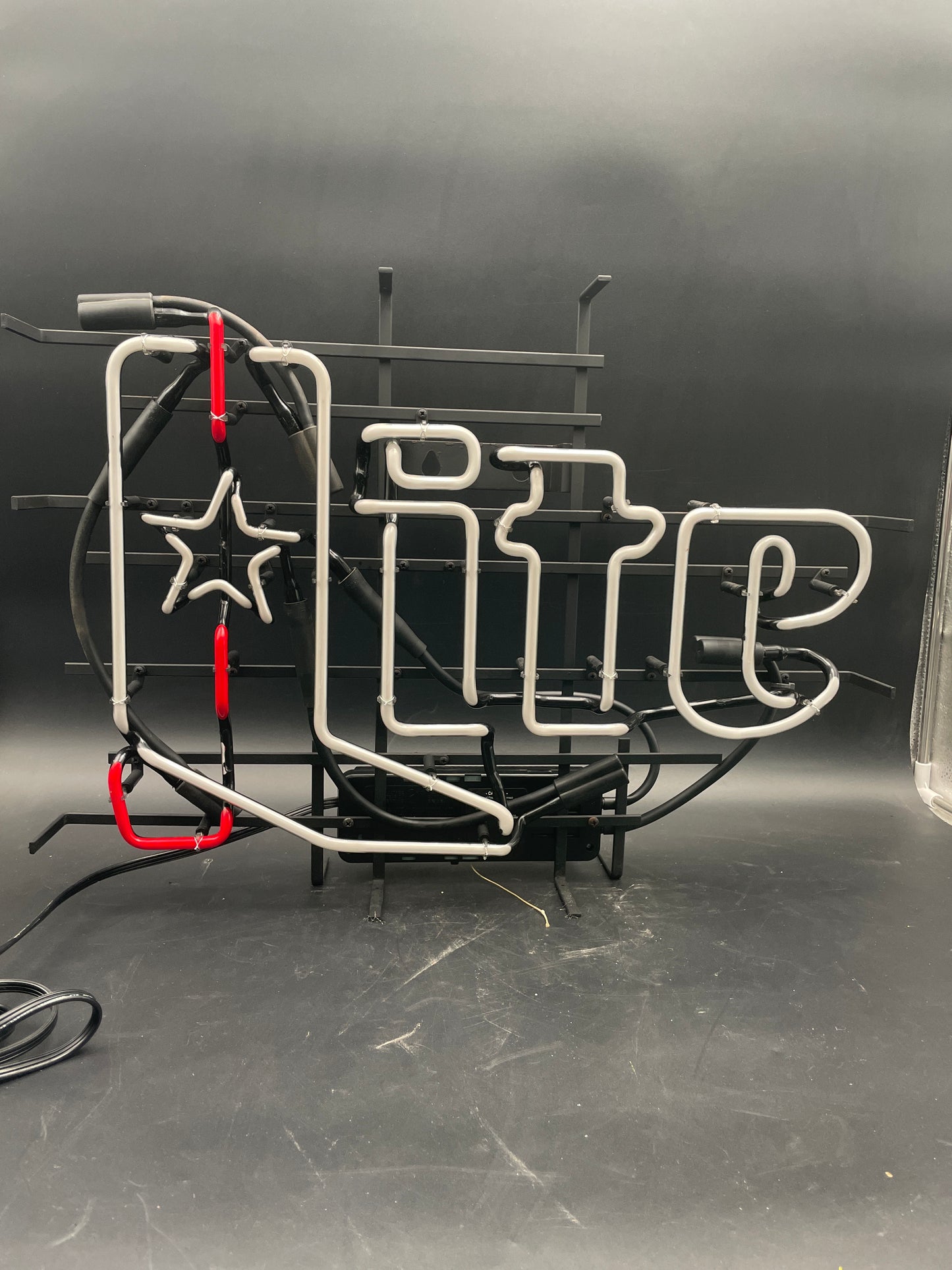 Miller Lite Boot Neon Sign