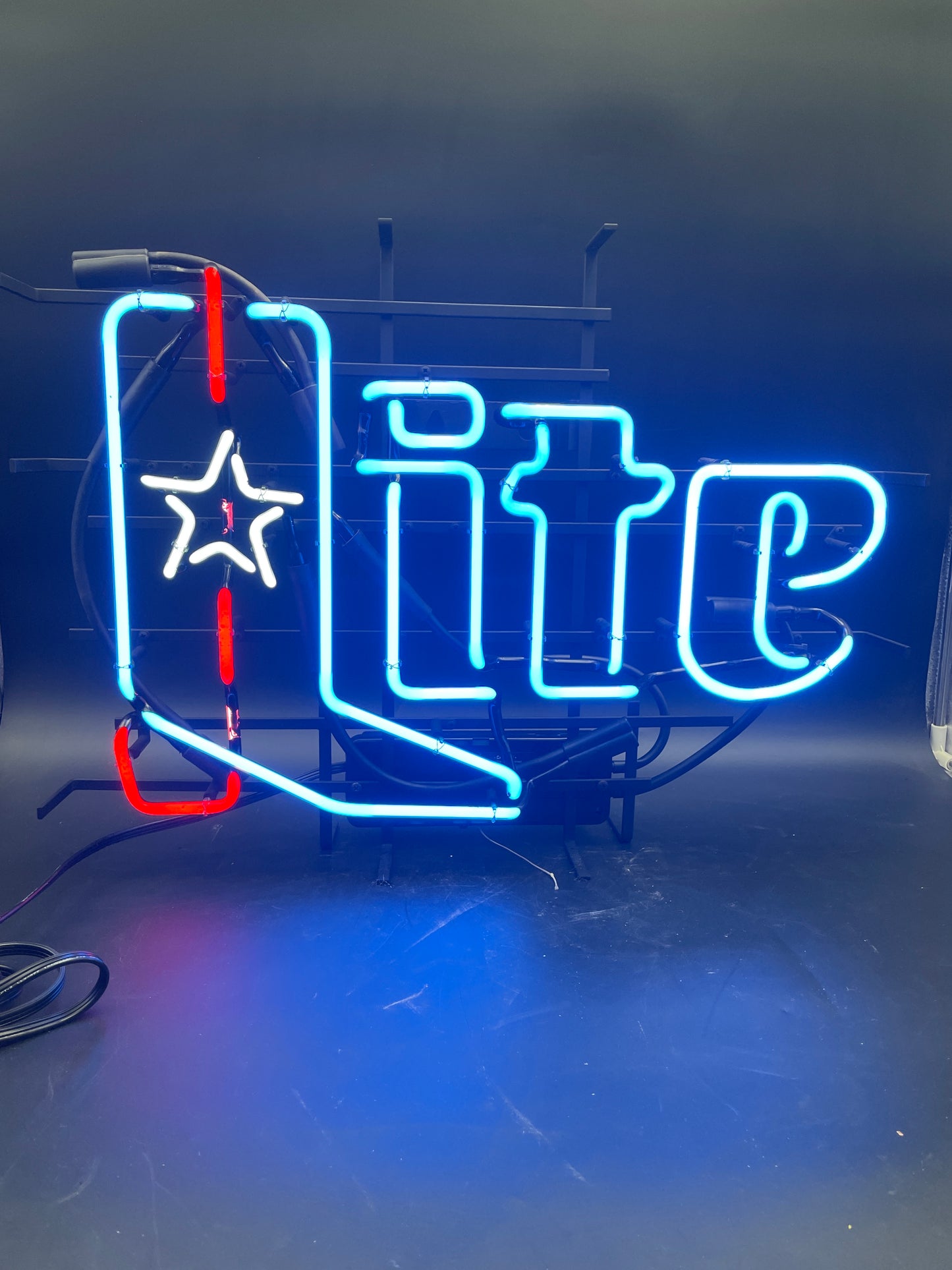 Miller Lite Boot Neon Sign