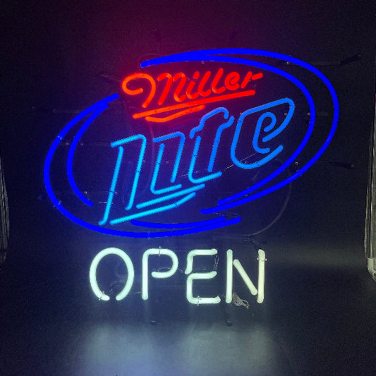 Miller Lite Open Neon Sign