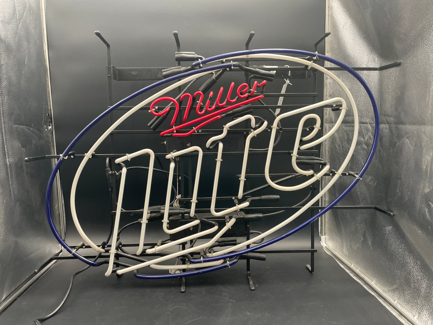 Large Miller Lite Neon Sign