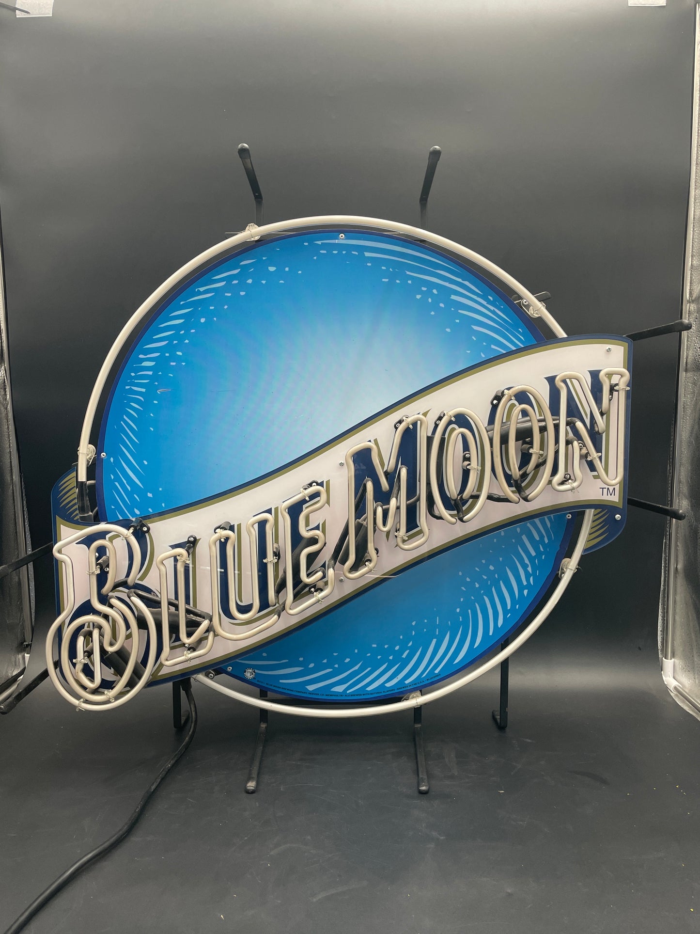 Blue Moon Neon Sign