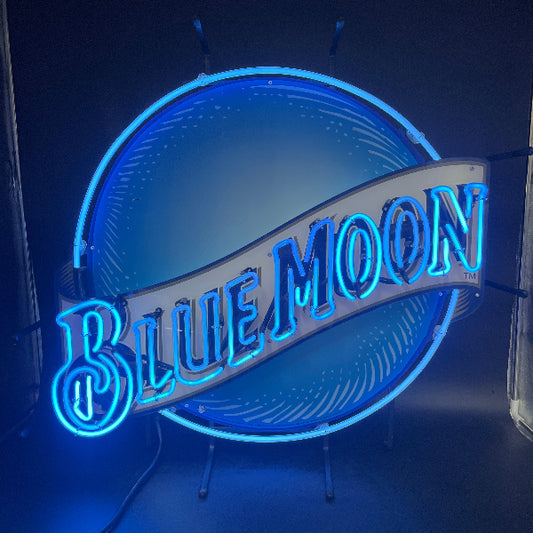 Blue Moon Neon Sign