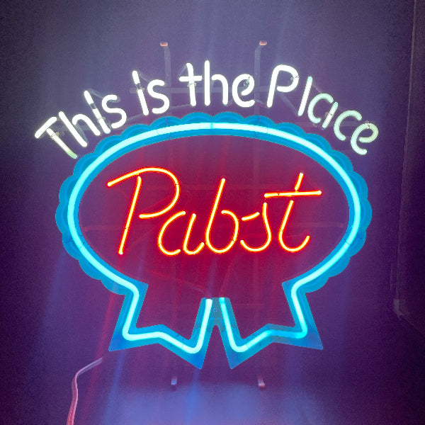 Pabst "This Is the Place" Neon Sign