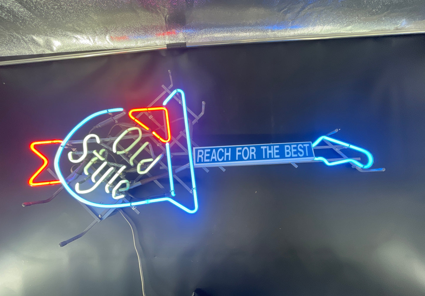 Old Style Guitar Neon Sign