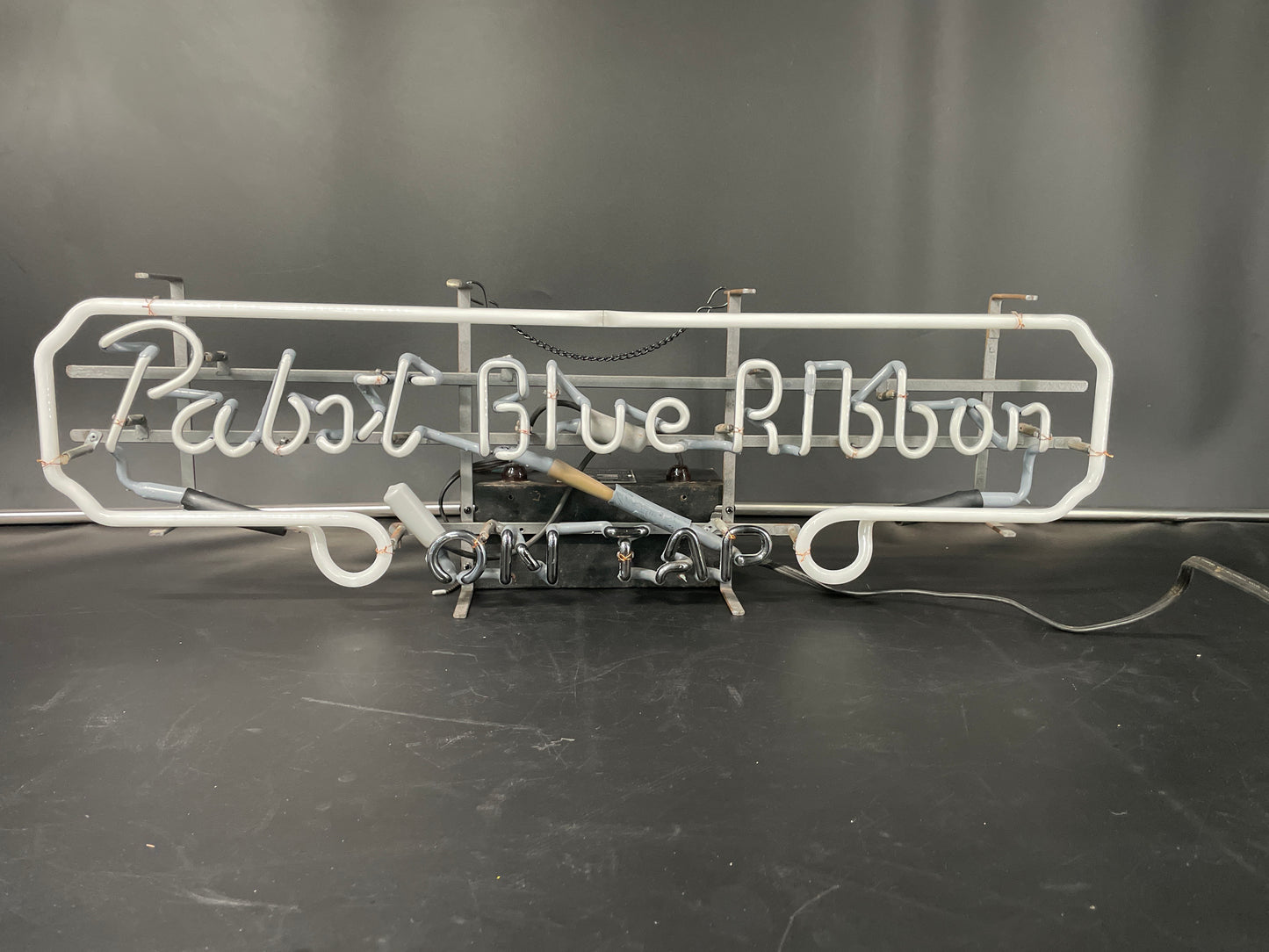 Pabst Blue Ribbon On Tap Neon Sign