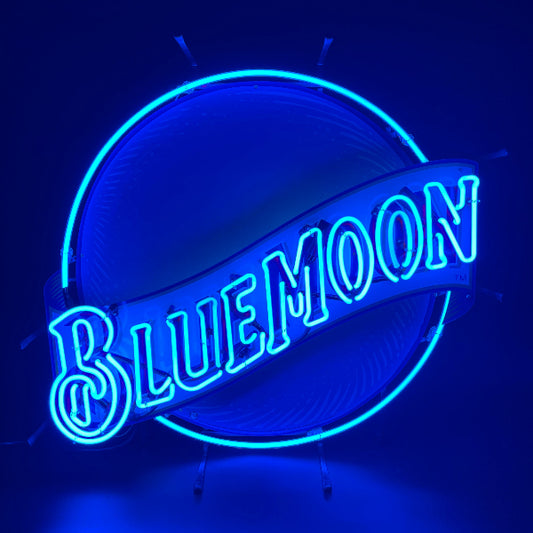 Blue Moon Neon Sign