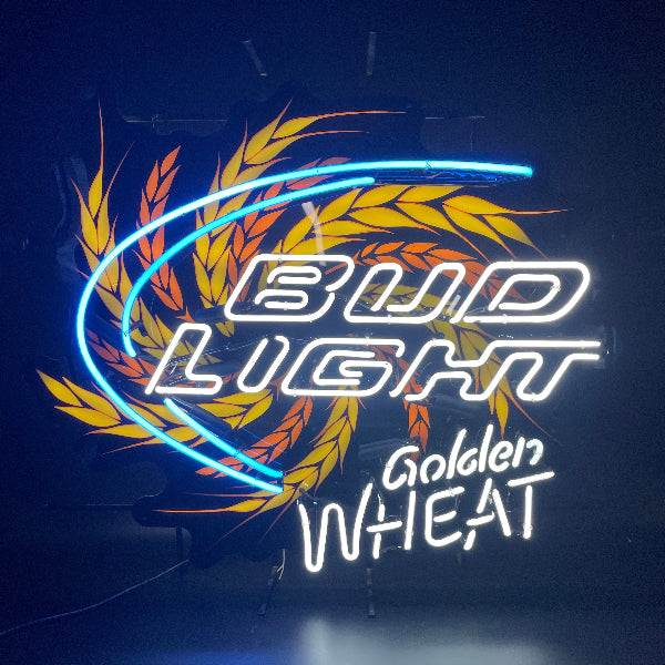 Bud Light Golden Wheat Neon Sign