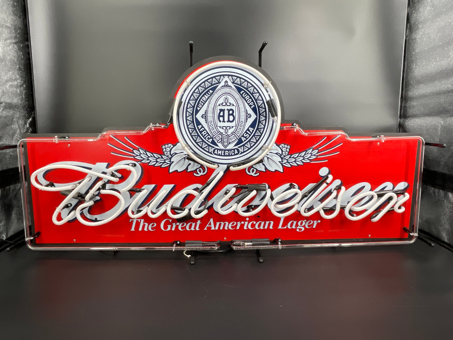 Budweiser The Great American Lager Neon Sign
