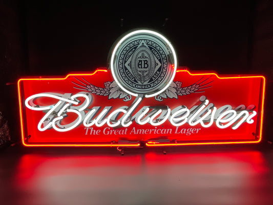 Budweiser The Great American Lager Neon Sign