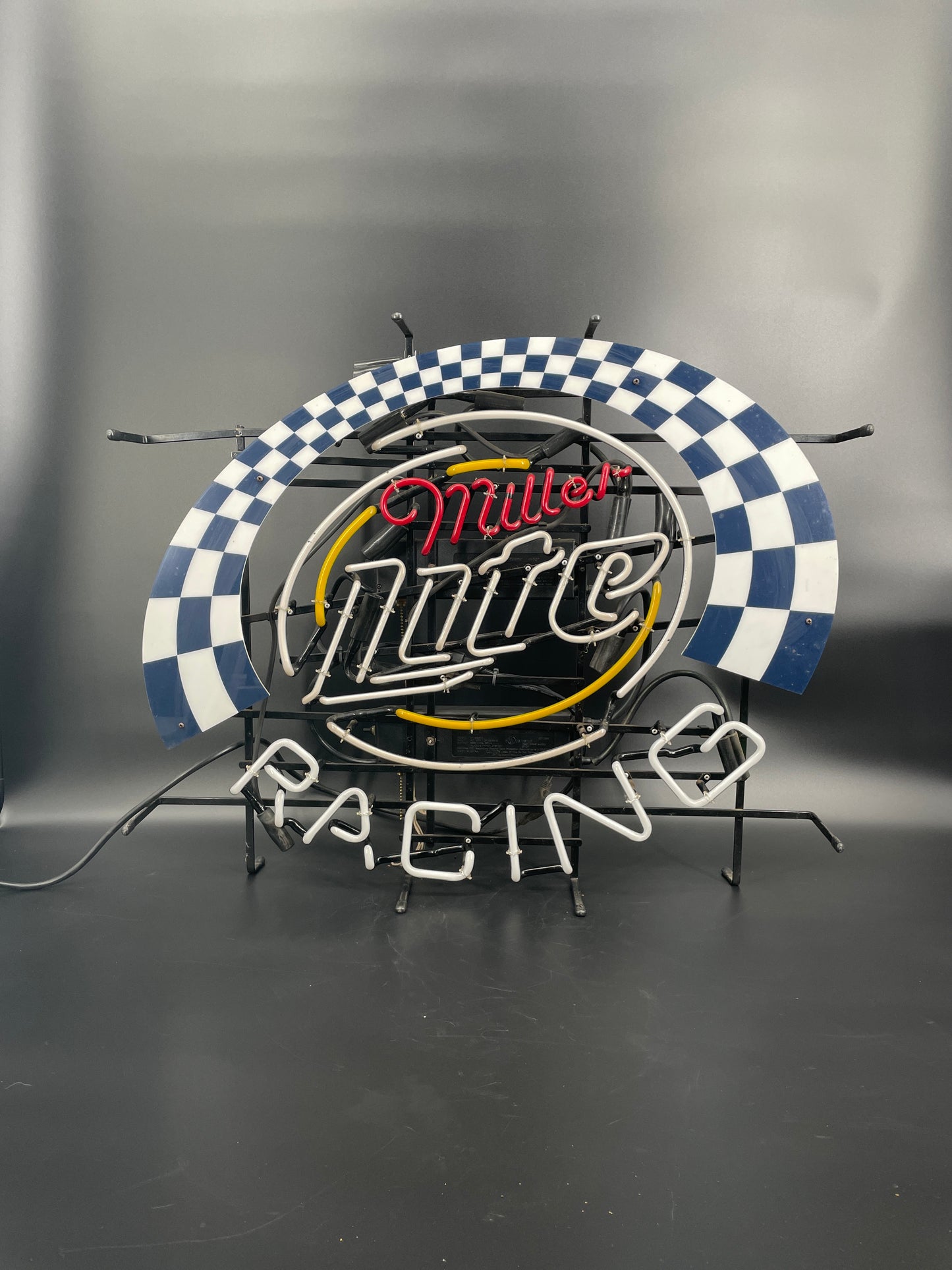 Miller Lite Racing Neon Sign