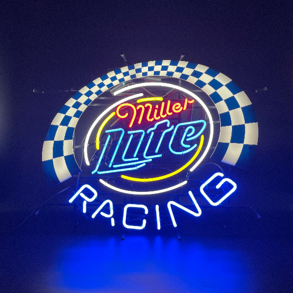 Miller Lite Racing Neon Sign