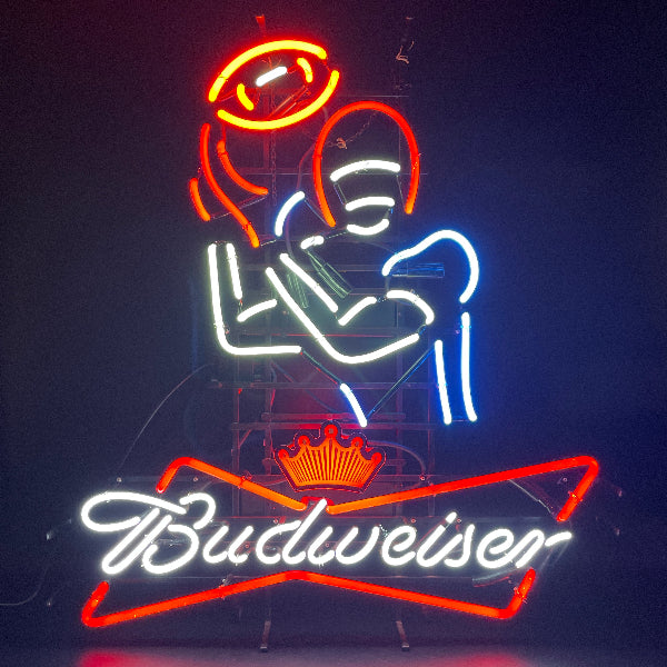Budweiser Football Neon Sign