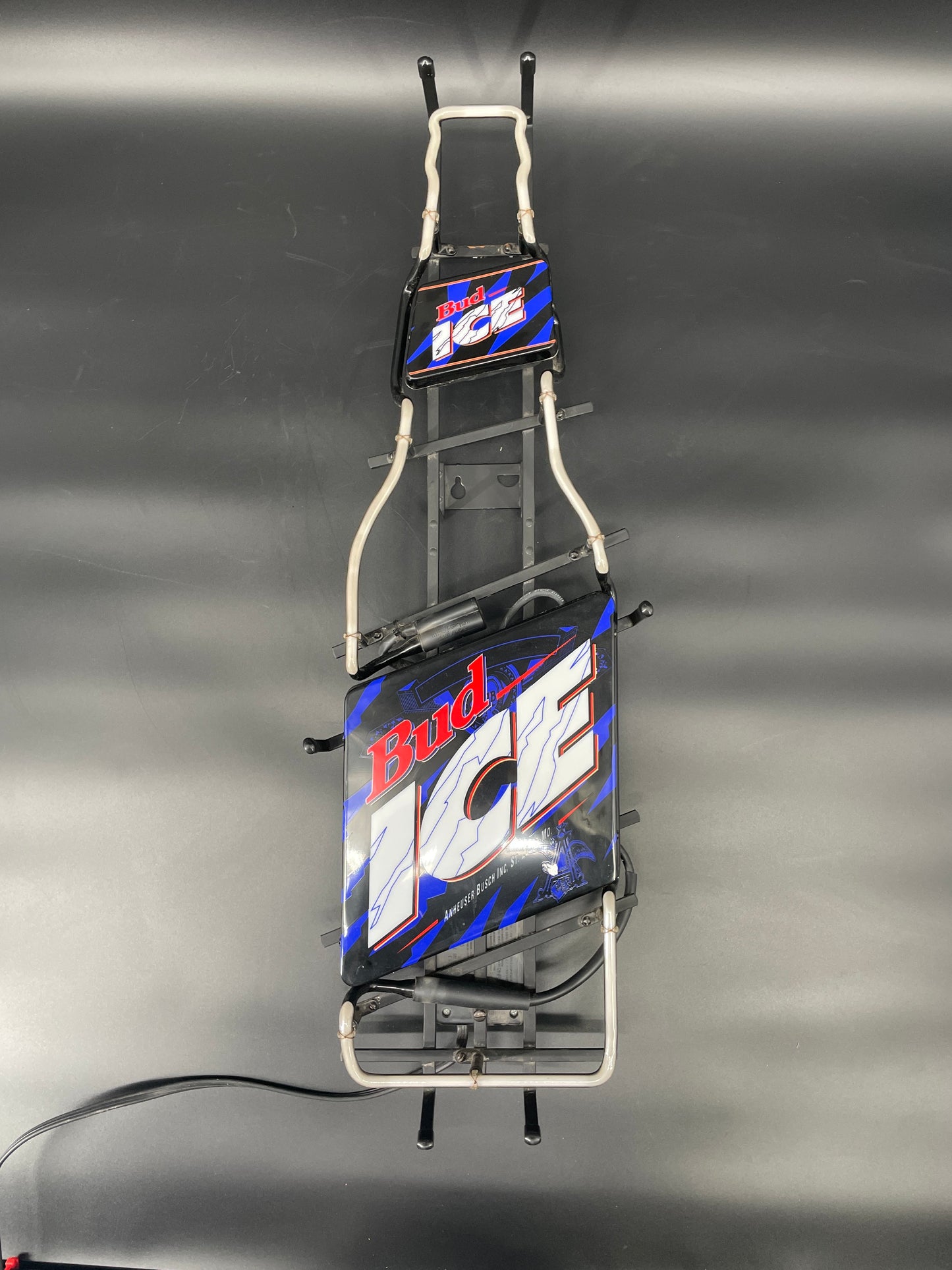 Bud Ice Neon Bottle Sign