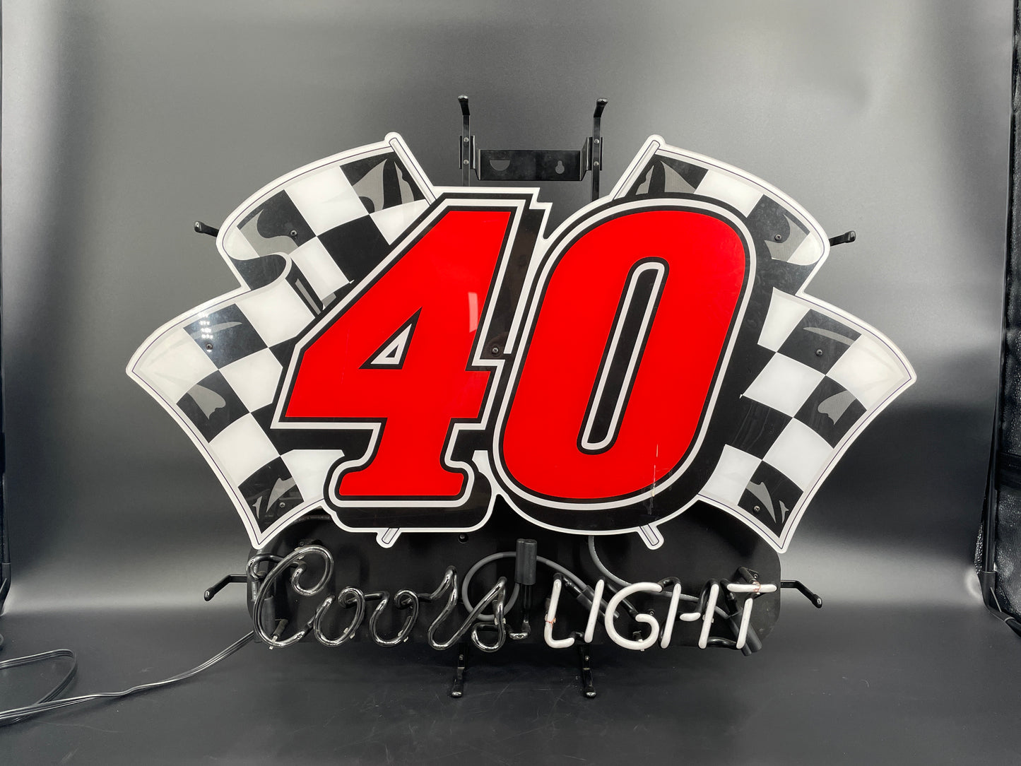 Coors Light #40 NASCAR Sterling Marlin Neon Sign