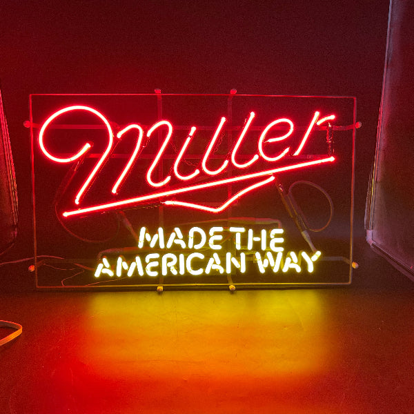 Miller Made the American Way Neon Sign
