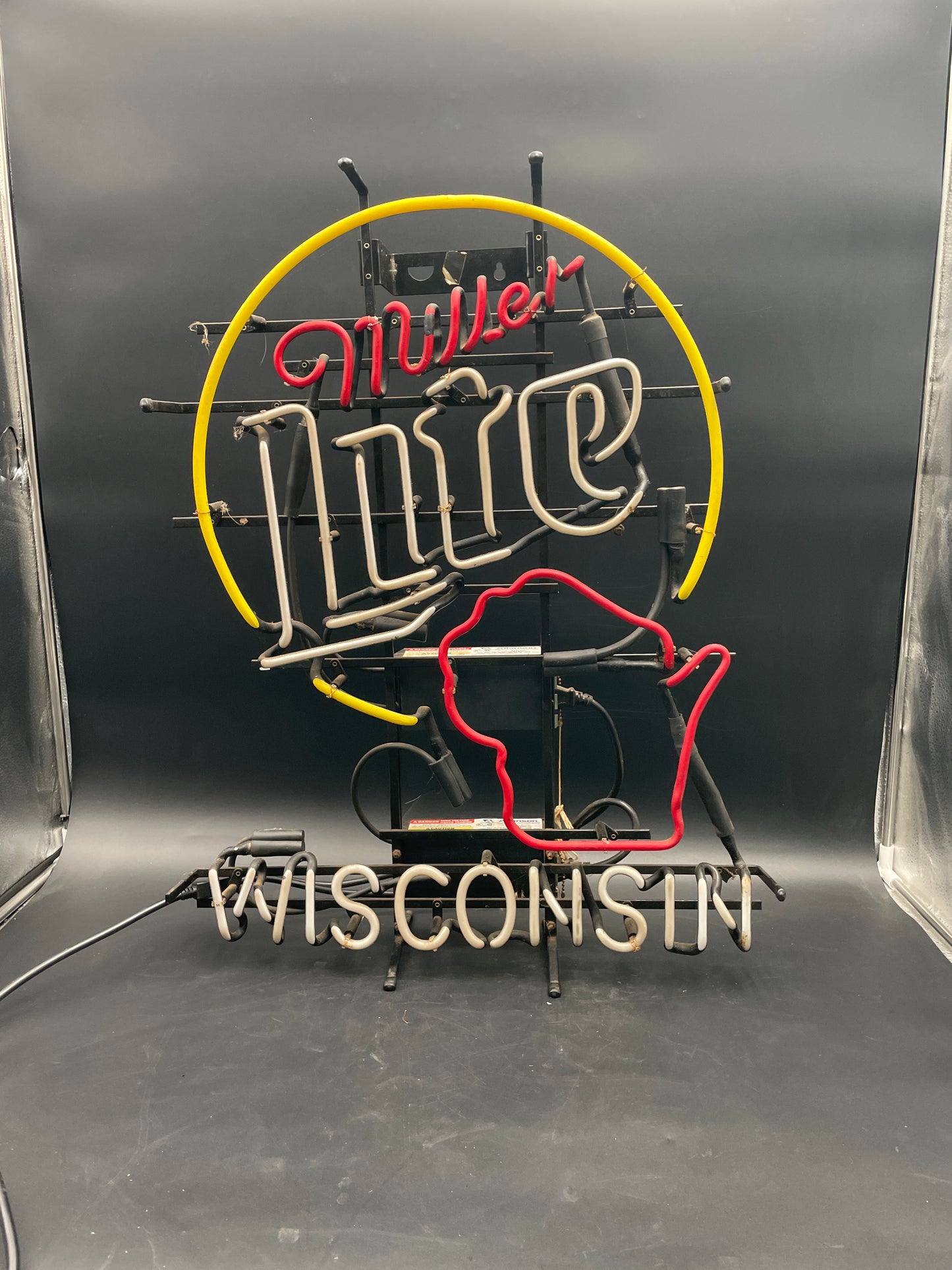 Miller Lite Wisconsin Neon Sign