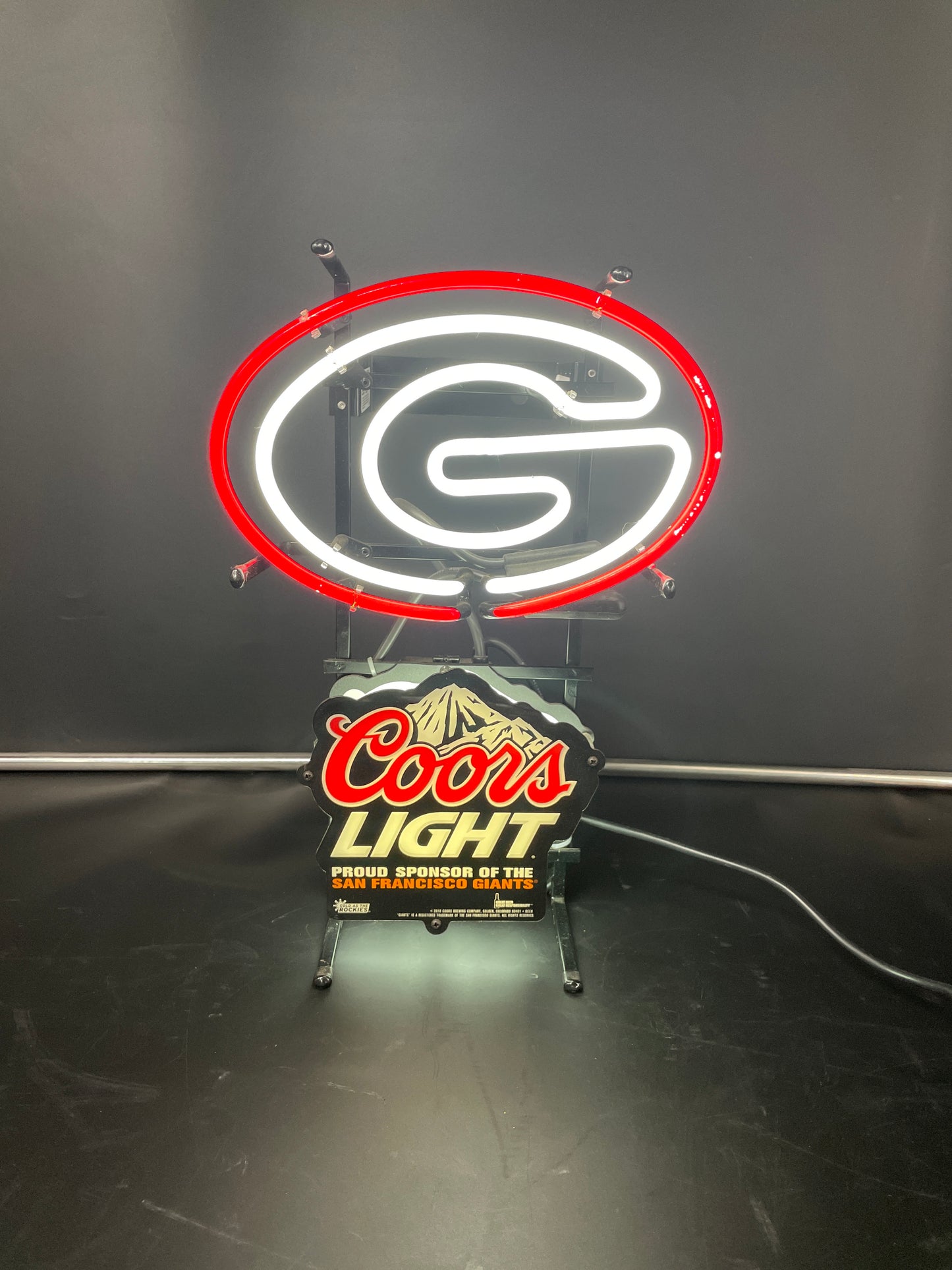 Coors San Francisco Giants Neon Sign