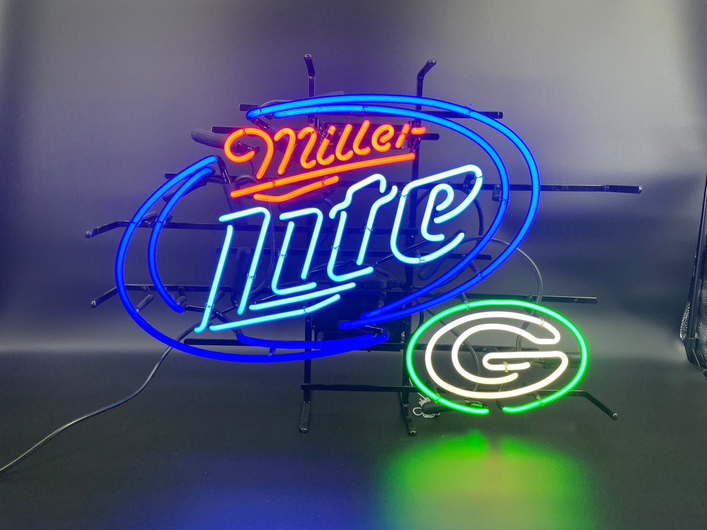 Miller Green Bay Packers Neon Sign