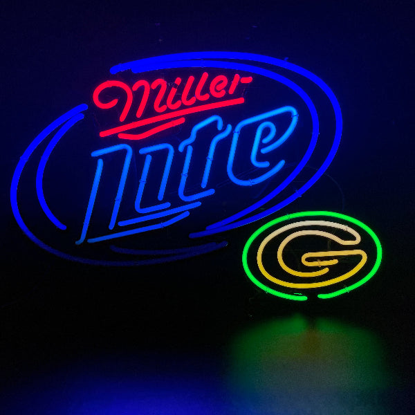 Miller Green Bay Packers Neon Sign