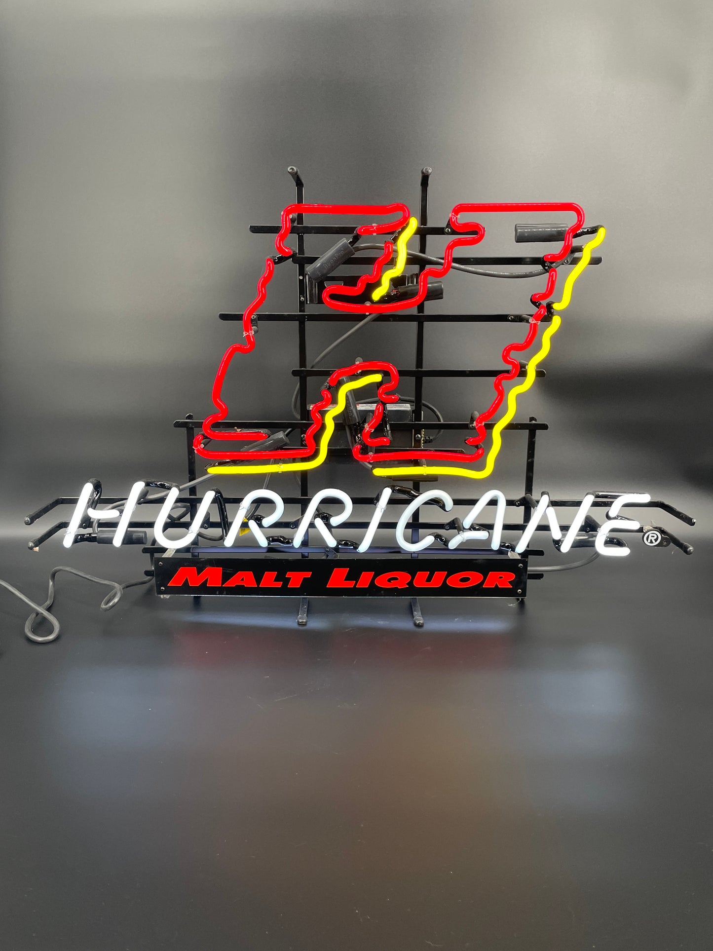 Hurricane Neon Sign