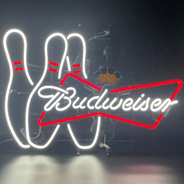 Budweiser Bowling Neon Sign