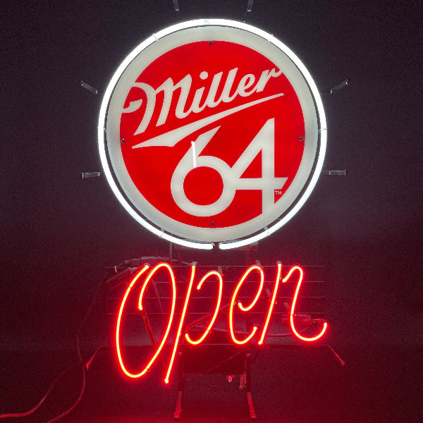 Miller 64 Open Neon Sign