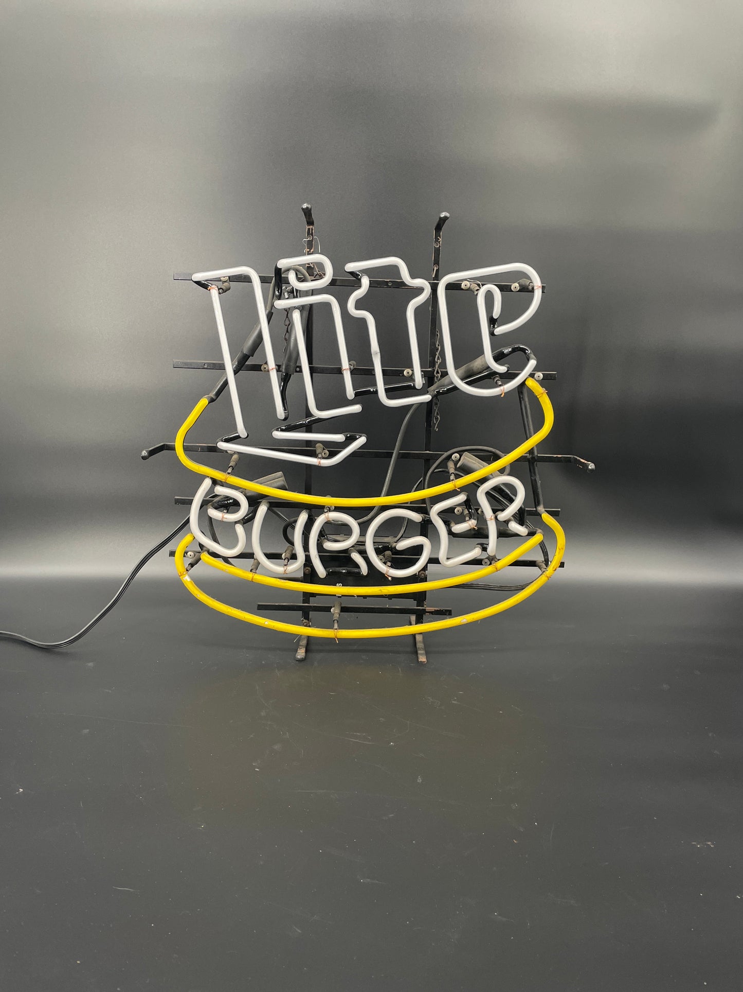 Miller Lite Burger Neon Sign