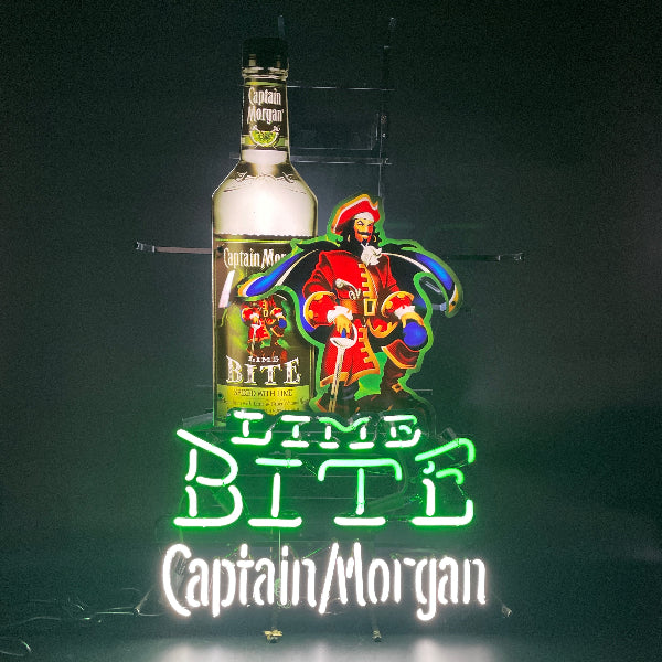 Captain Morgan Lime Neon Sign