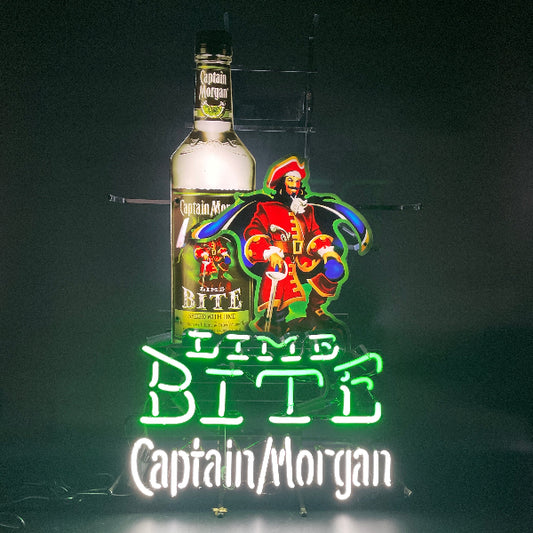 Captain Morgan Lime Neon Sign